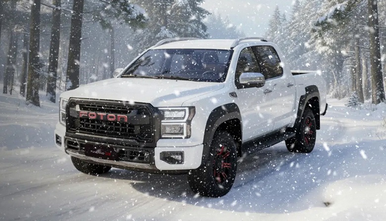 Не только брутальный дизайн, но также мощная рама, 8-ступенчатый &laquo;автомат&raquo; и полноценный&nbsp;полный привод. Раскрыты характеристики пикапа Foton Tunland G9 для России